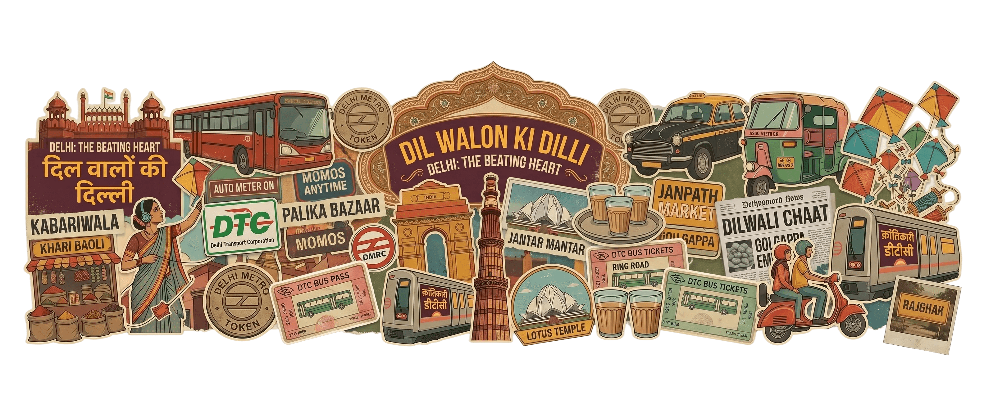 Indian culture stickers